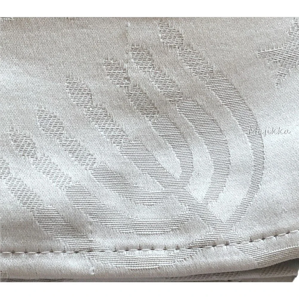 Waterford Hanukkah Menorah Fabric Napkins Luxury Gray Jacquard 21x21